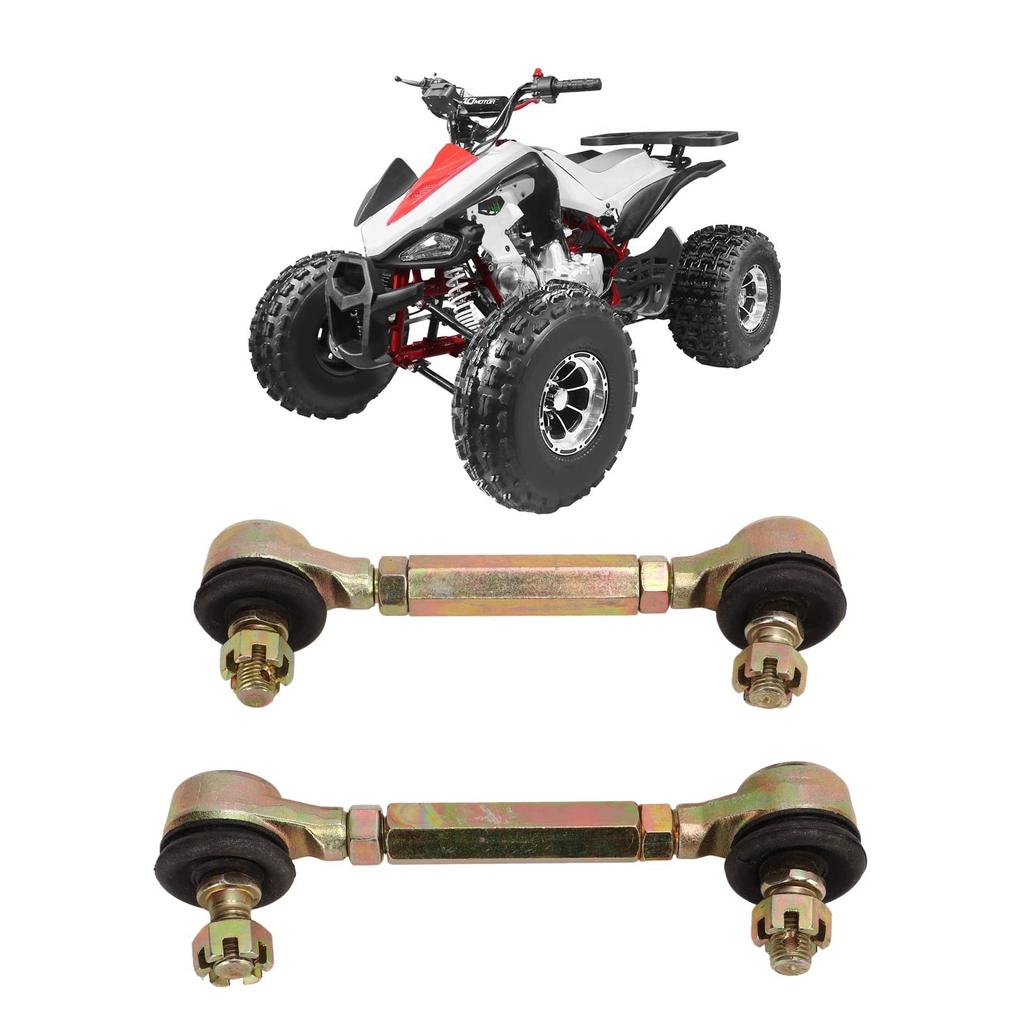 Yctze 2ks Kulový čep táhla řízení 10mm Závit Ocelová slitina S Kulový čep táhla řízení