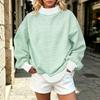 Women's Casual Long Sleeve Stripes Pullover Top for Everyday Wear