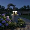 Waterproof Outdoor Solar Post Light Solar Powered Post Pillar Lamp  Patio Lighting