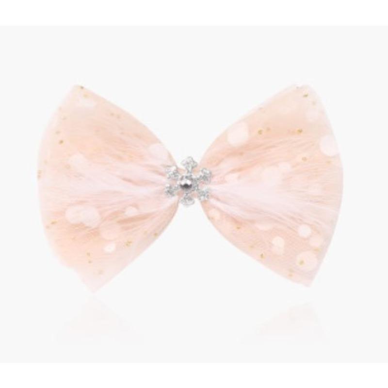 New Pearl Bow Hair Clips Gauze 3D Princess Sweet Barrettes for Children Headwear Girls Kids Hair Accessories