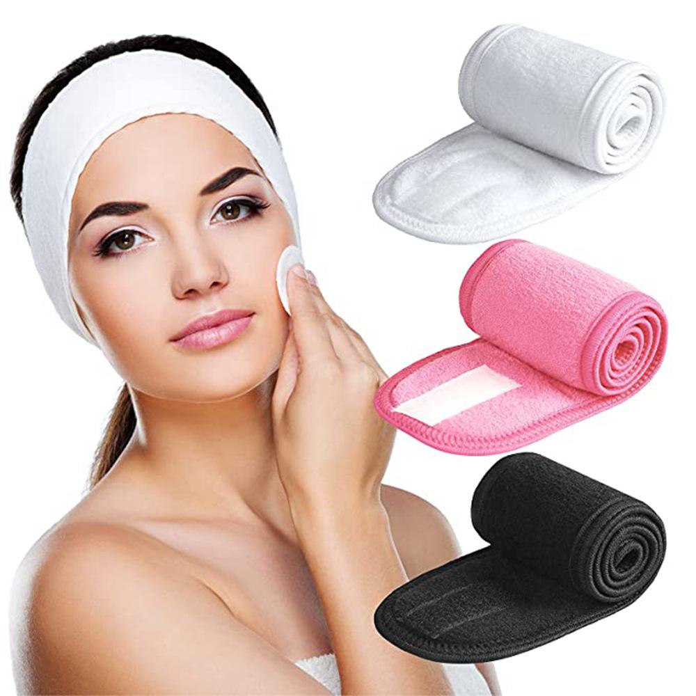 Thick Absorbent Magic Tape Hairband Set: Sports, Yoga, Makeup & Wash Face Accessories