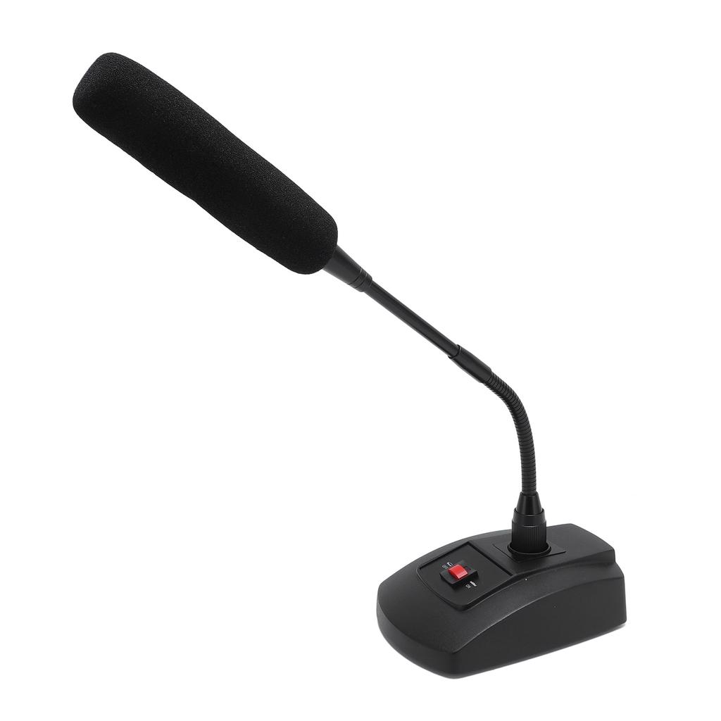 Gooseneck Condenser Microphone Professional Sound Quality Multifunctional for Lecture Meeting