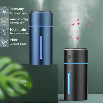 Humidificador de aire para aromaterapia de coche, eléctrico, ultrasónico, generador de niebla fría, nebulizador con lámpara, difusor de aroma de aceites esenciales inalámbrico USB