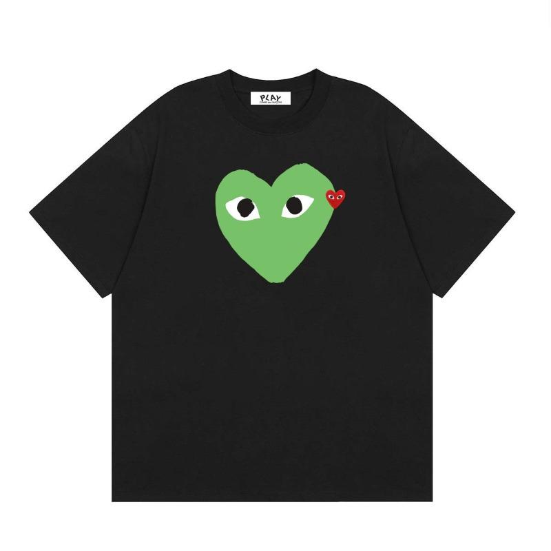 BeatStreet Nuova T-shirt 100% Cotone T-shirt da Uomo a Forma di Cuore Donna Nuova Marca Originale T-shirt Top da Uomo Manica Corta Estiva Moda Ami Amoring