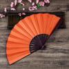 Folding Fan Smooth Opening Solid Color Decorative Bamboo Frame 10 Inches Chinese Style Handheld DIY Blank Fan Home Decor