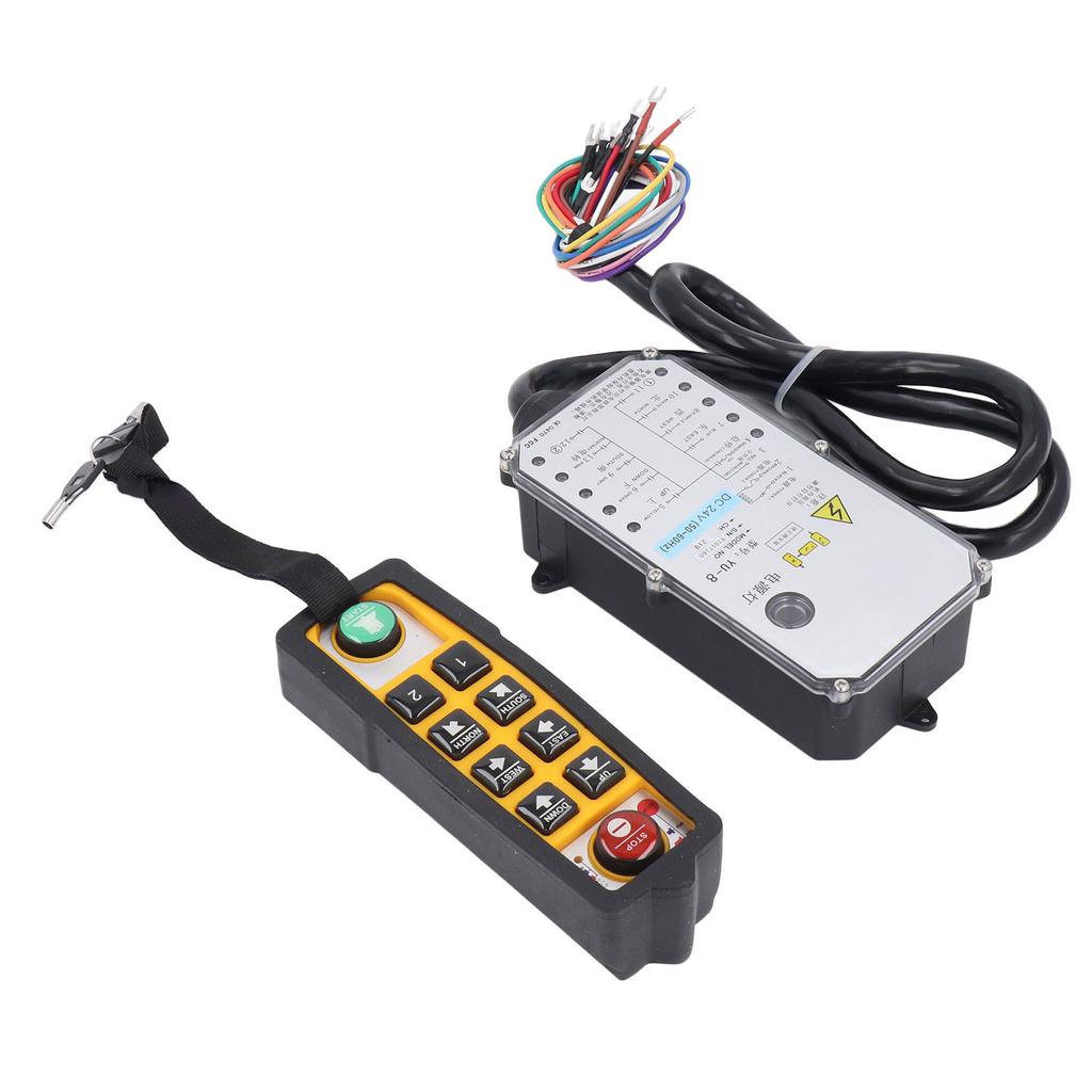 Wireless Crane Remote Control 6 Directional Buttons IP65 Waterproof Industrial Lift Remote Control