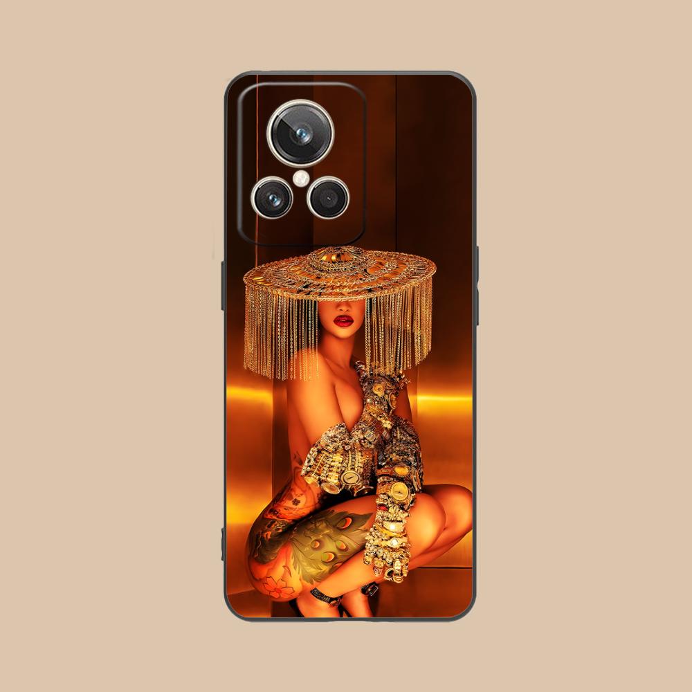 Cardi B Matte TPU Mobile Phone Case for Realme GT 8 Neo Pro C75 73 71 C67 65 C55 53 C35 31 C20 15 Colorful Cover