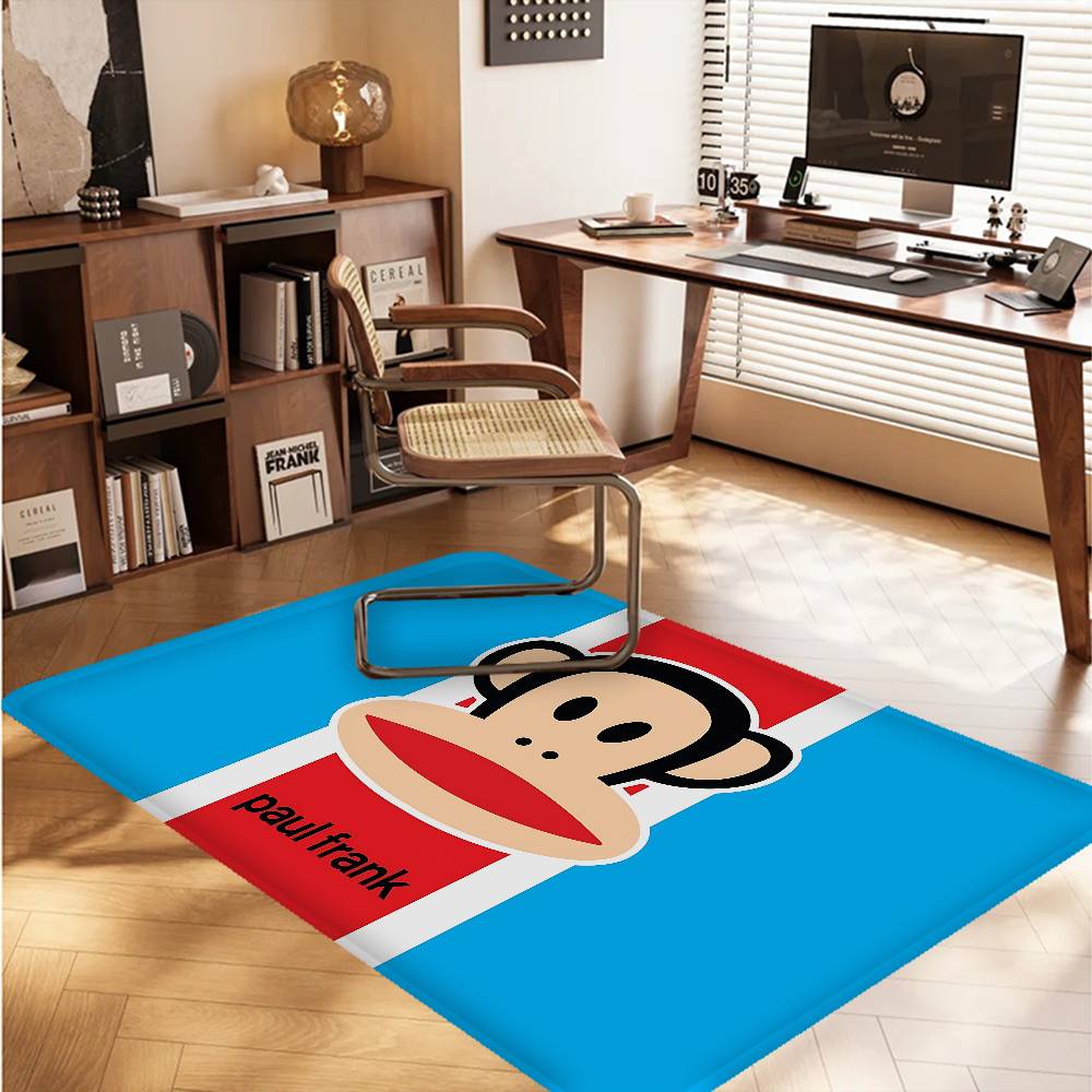L-Luxurious P-Paul Frank Door Mat Nordic Style Bedroom Living Room Doormat Home Balcony Anti-Slip Alfombra