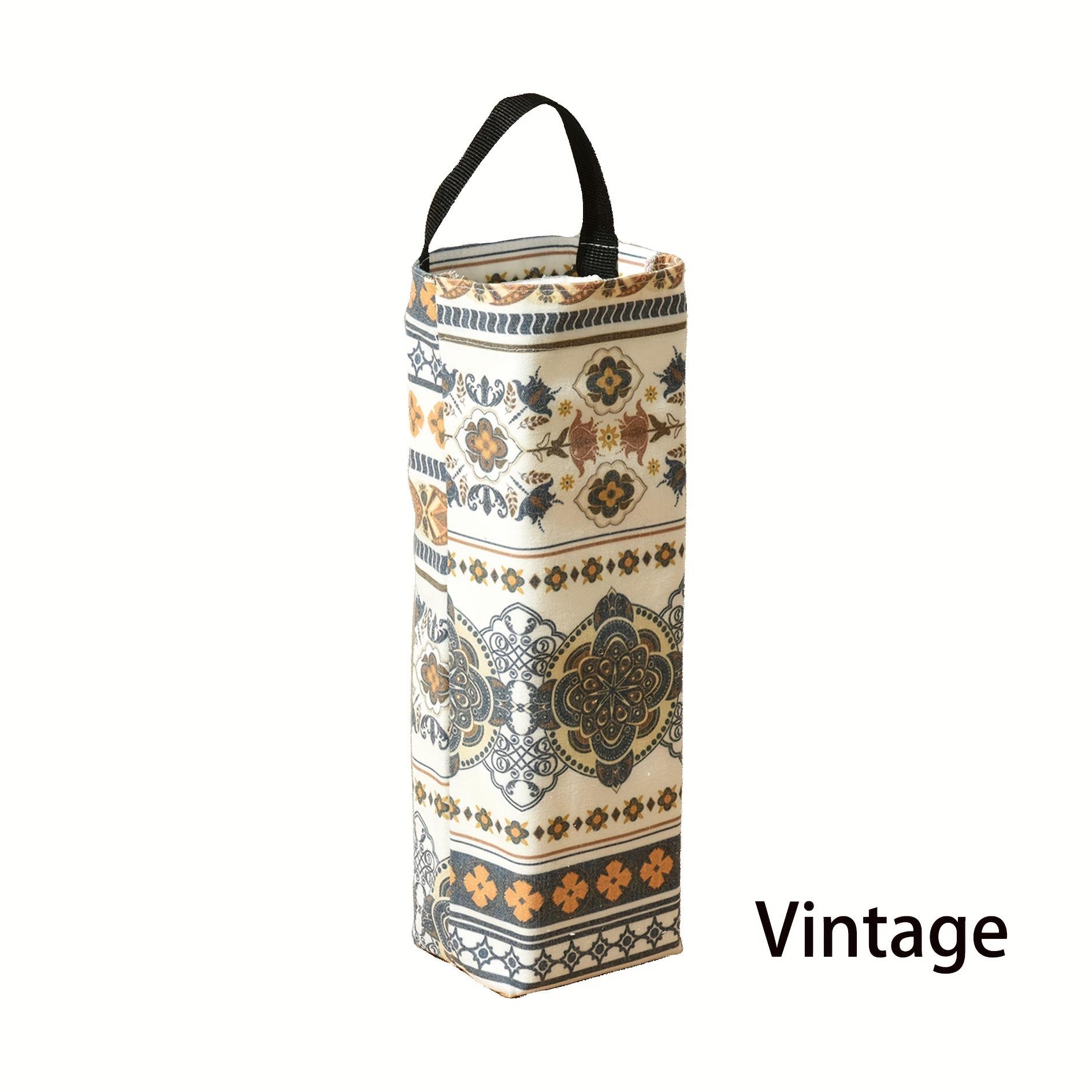 

2 шт. Прочный настенный диспенсер большой вместимости для пластиковых пакетов для кухни, домашний аксессуар - Органайзер для продуктовых и мусорных пакетов 2pcs