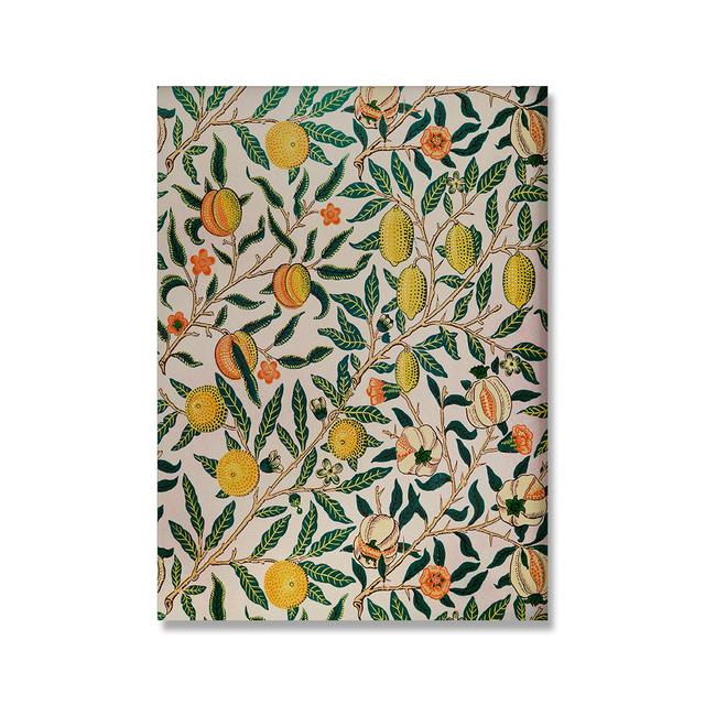 William Morris Leinwanddruck Victoria and Albert Museum Ausstellungsplakat London Underground Jugendstilgemälde Wanddekoration