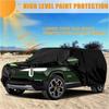 210T Waterproof Car Covers Custom Fit For Rivian R1S 2022-2025 All Weather With Zipper Door Snow Rain Dust Hail Protection