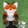 Plush Animal Golf Club Headcover Goat Fox Chipmunk Elk Wolf Sheepdog Raccoon