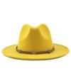 Cappelli Trilby Autunnali a Tesa Larga Moda Femminile Maschile Cappello a Cilindro Cappello Jazz Inverno Cappello Panama Fedora Vintage Uomo Cappello Mafia Feltro 56-60CM