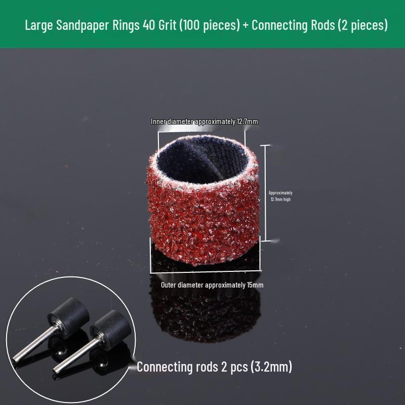 Electric Grinder Sanding Ring & Polishing Tool for Metal, Wood, and Rust Removal