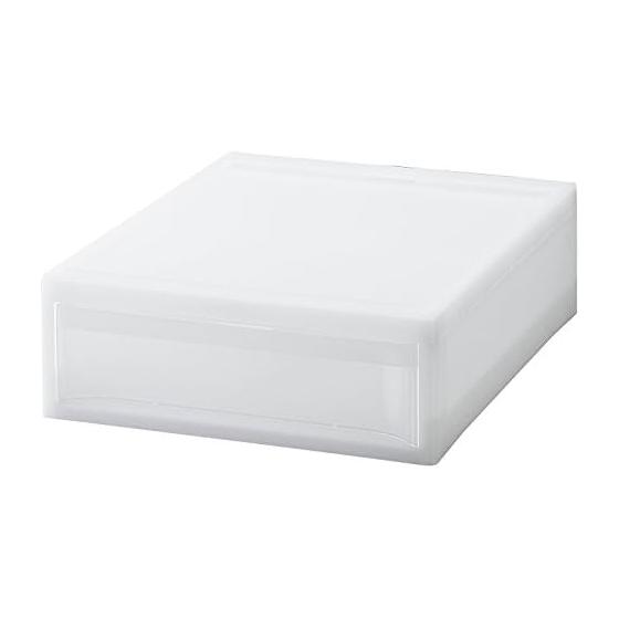 Squirrel Storage Case Drawer A4 Letter Case White S Width 28.3 x Depth 35.5 x Height 10.6cm Made in Japan