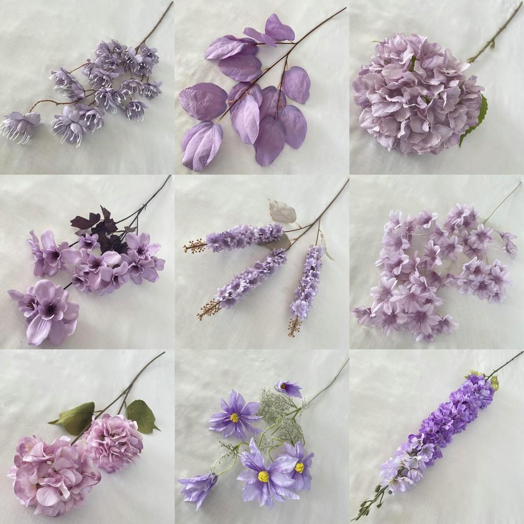 Realistic Purple Silk Wedding Flowers For Ceiling Decor Home Office Arrangement