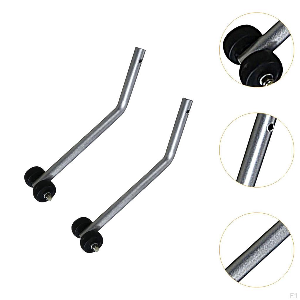 2x Wheelchairs Anti Rollovers Reverse Wheel Universal Auxiliary Uphill Support