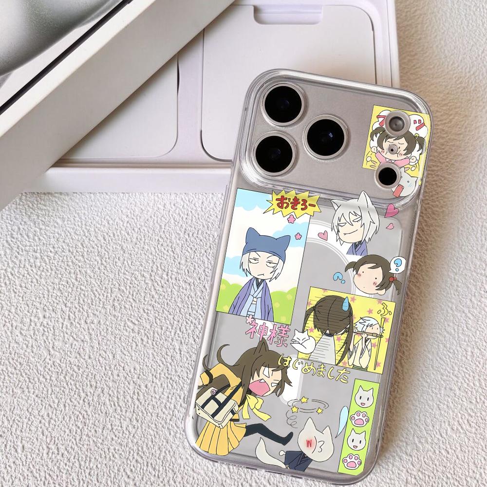 

Anime K-Kamisama Kiss Phone Case For iPhone 17 16 15 14 13 12 Pro Max Plus With Magnetic Crystal Clear Case Wireless Charge iPhone17 Pro