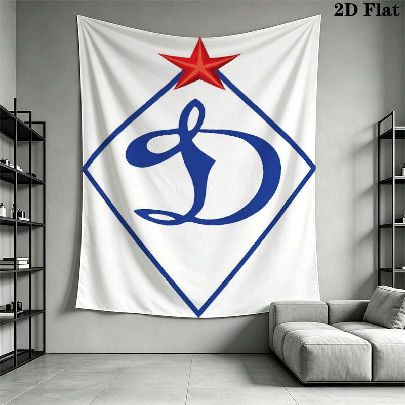 Dynamo Moscow Power Wall Hanging Printed Fabric Blanket Decorative Tapestries for Bedroom Living Room Home Decor