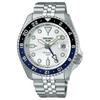 5 Sports Serie 100 Meter wasserdicht Automatik-/Handaufzug mechanisches Uhrwerk Stahlarmband 42,5 mm Herrenuhr weißes Zifferblatt SBSC017