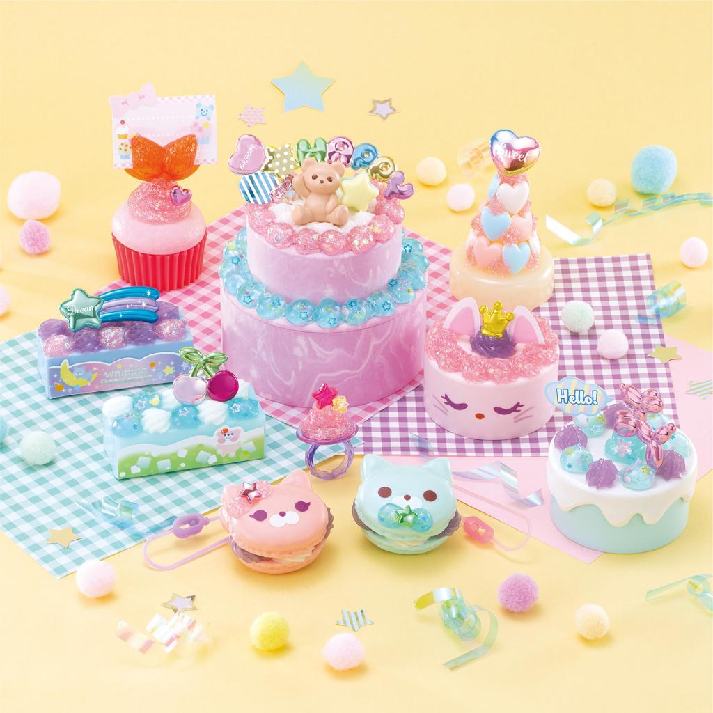 Whipple [Jelly Charm Sparkling Sweets Set] W-156 ST Mark Certified, Ages 8 and Up, Decorating, Pastry Chef, Making Toy, Epoch