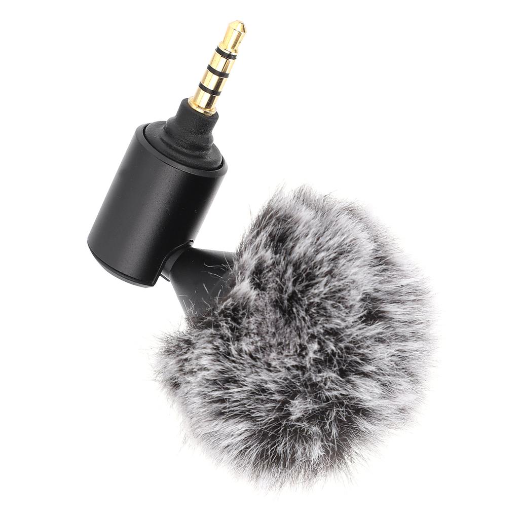 Mini 3.5mm Plug and Play Cardioid Microphone for Mobile Phone DSLR Camera Camcorders