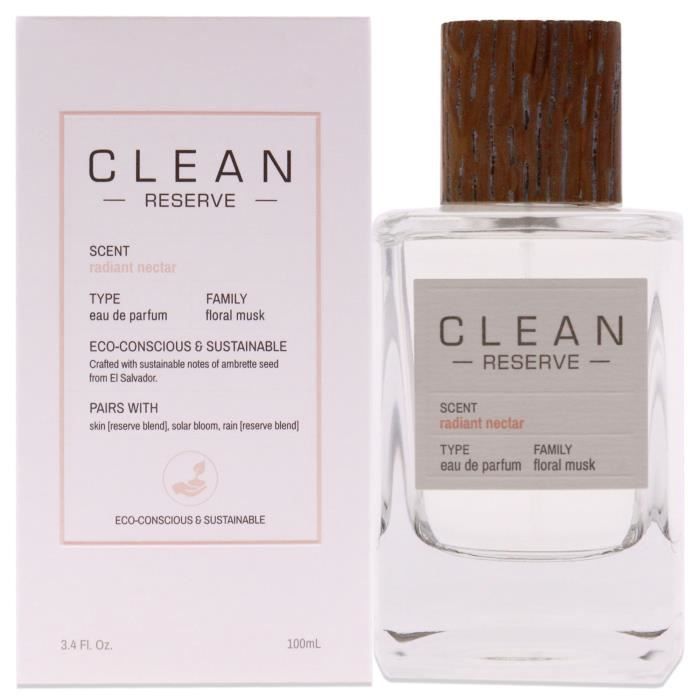 Reserve Radiant Nectar par Clean pour unisexe - Spray EDP 3,4 oz