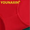 Women's Cotton Undies Red Lingerie High Waist Underwear Breathable Briefs Marriage Panties L XL 2XL 2025 Chinese New Year Gifts