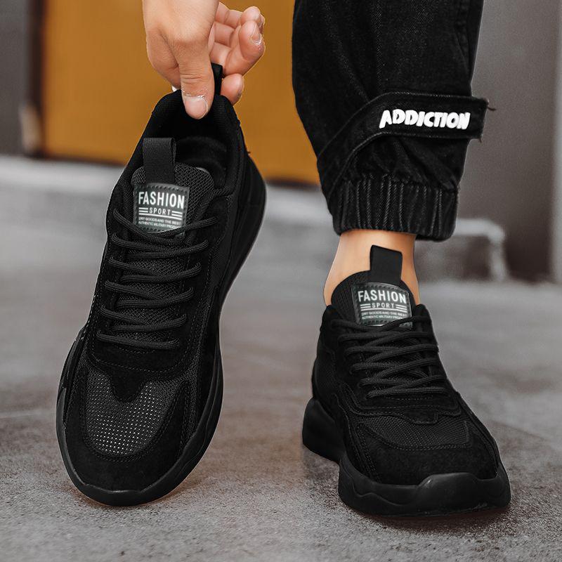Men's shoes spring and summer new versatile comfortable casual lightweight mesh breathable board shoes casual shoes mesh shoes