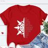 Joy Merry Joyful Believe Christmas Blessing Friends Peace Snow Noel T Shirt Winter Flake Vintage Streetwear Unisex