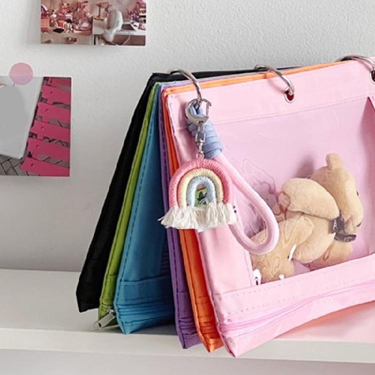 Netted Wallet for Organizing Small Object Makeup Organizer Pouch File Container