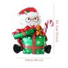 Standing Santa Claus Foil Balloon 2025 Number Balloons Christmas Decoration for Home Navidad New Year Party 2025 Decor Supplies