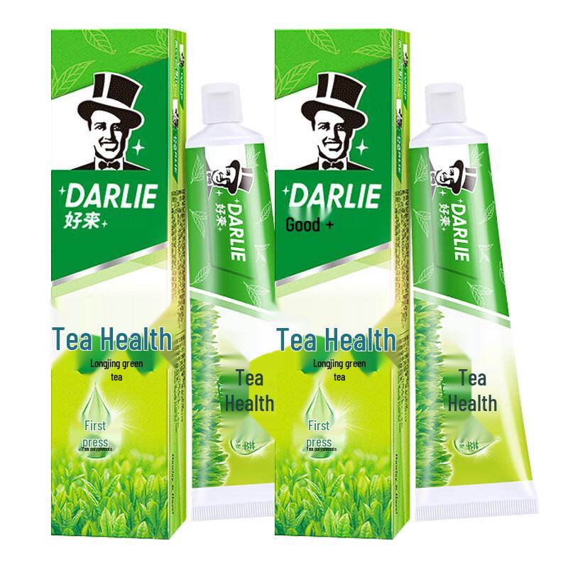 Darlie Tea Plus Longjing Green Tea Toothpaste 140g x 2 Tubes