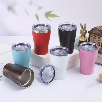 Tragbarer Autobecher Edelstahl-Taillenbecher Vakuumisolierter kleiner Milchbecher Mini Cold Ice Bullock Cup