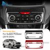 Real Soft Carbon Fiber Sticker For Subaru Forester 2019 2020 2025 2025 2025 2025 Car RHD LHD Central AC Panel Frame Trim