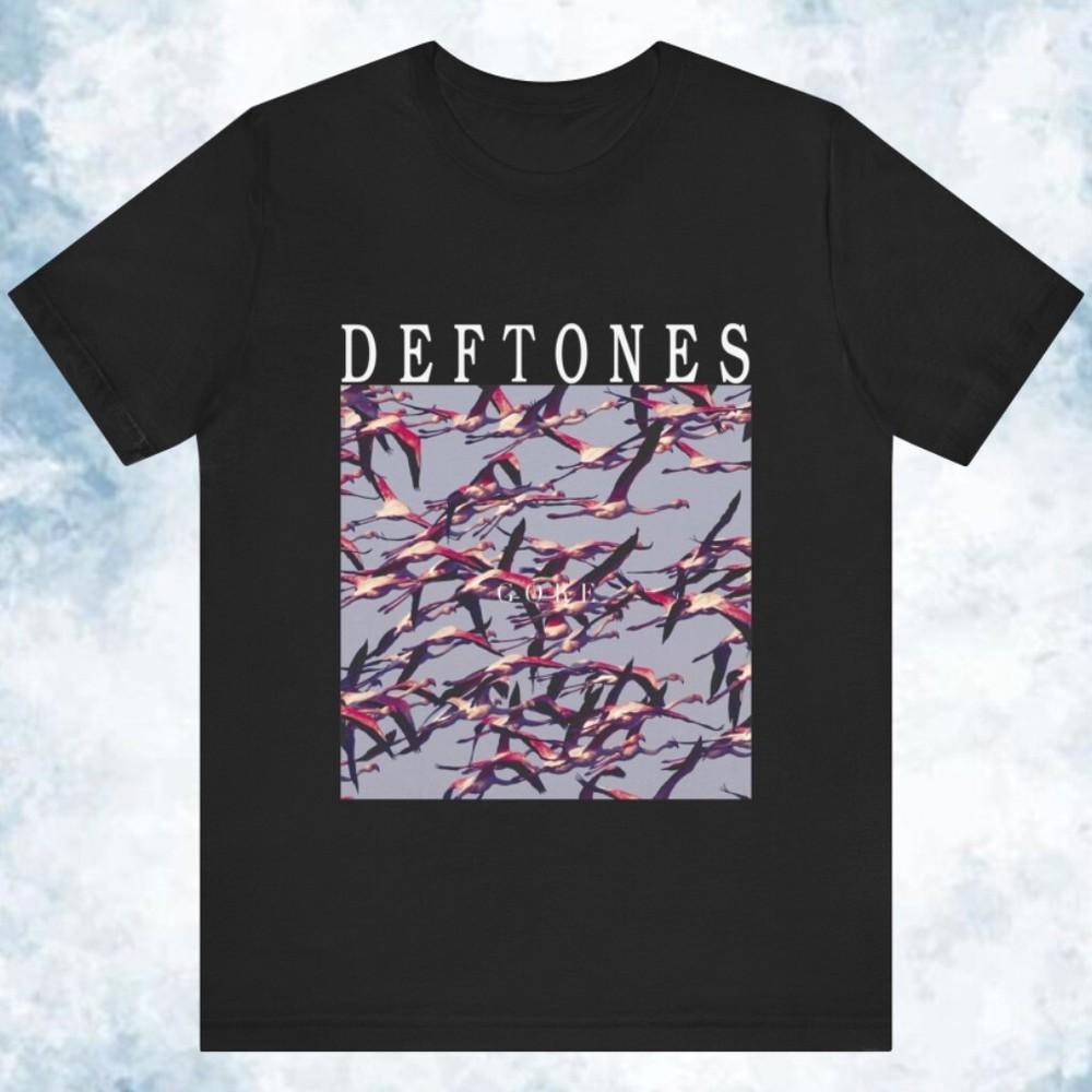 

Rare Vintage Deftones Gore Album Cotton Black Full Size T Shirt For Men Unisex T-Shirt S