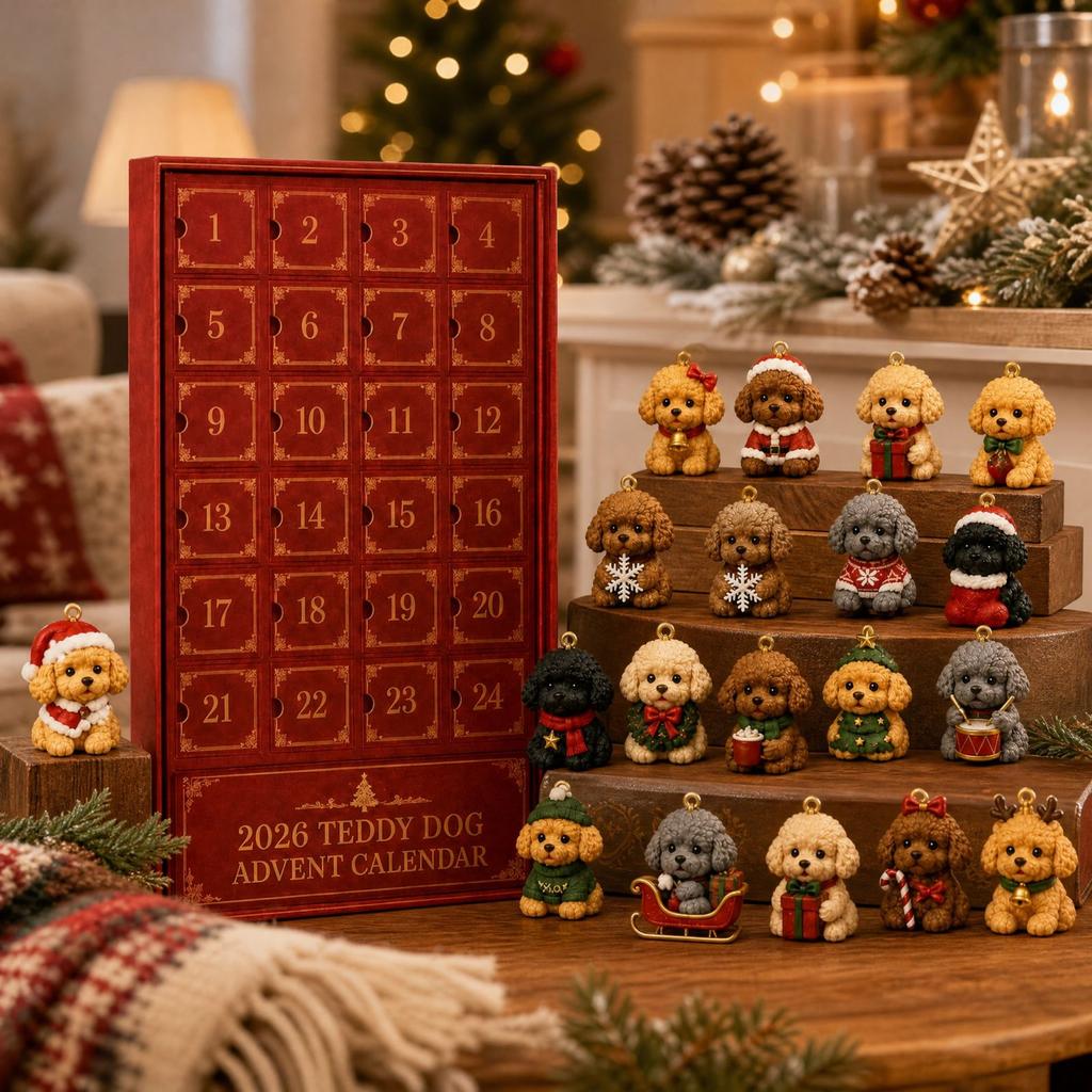 Hund Julkalender med Överraskningsleksaker