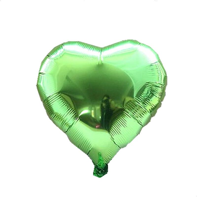 Festival & Wedding 18-Inch Heart-Shaped Colorful Foil Balloons for Decorations