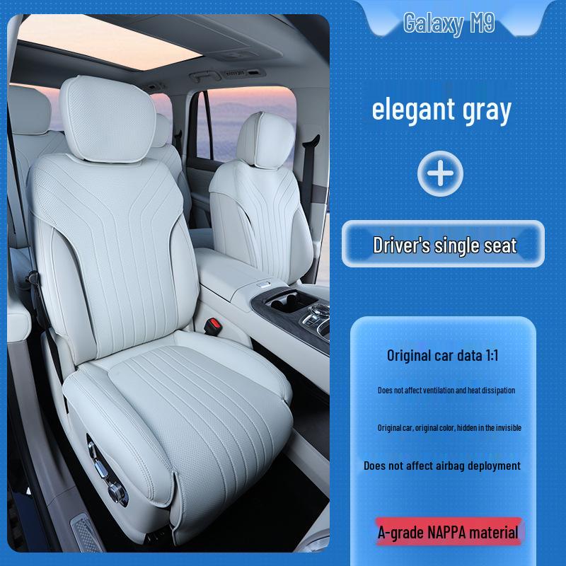 Zhiji LS9 Universal Seat Covers: All-Season, Breathable, Full Coverage for 26 Models Galaxy M9 Passenger Seat without Leg Support