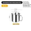 304 Stainless Steel Portable Folding Cup for Camping and Hiking