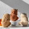 New Owl Candle Silicone Mold 3D Owl Crafts Resin Plaster Cement Casting Tool DIY Handmade Soap Candle Making Supplies