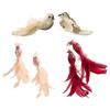 2 Pieces Artificial Birds Fake Birds with Clip Xmas Decor Christmas Tree Decorations for Branches Festival Wreaths Garden