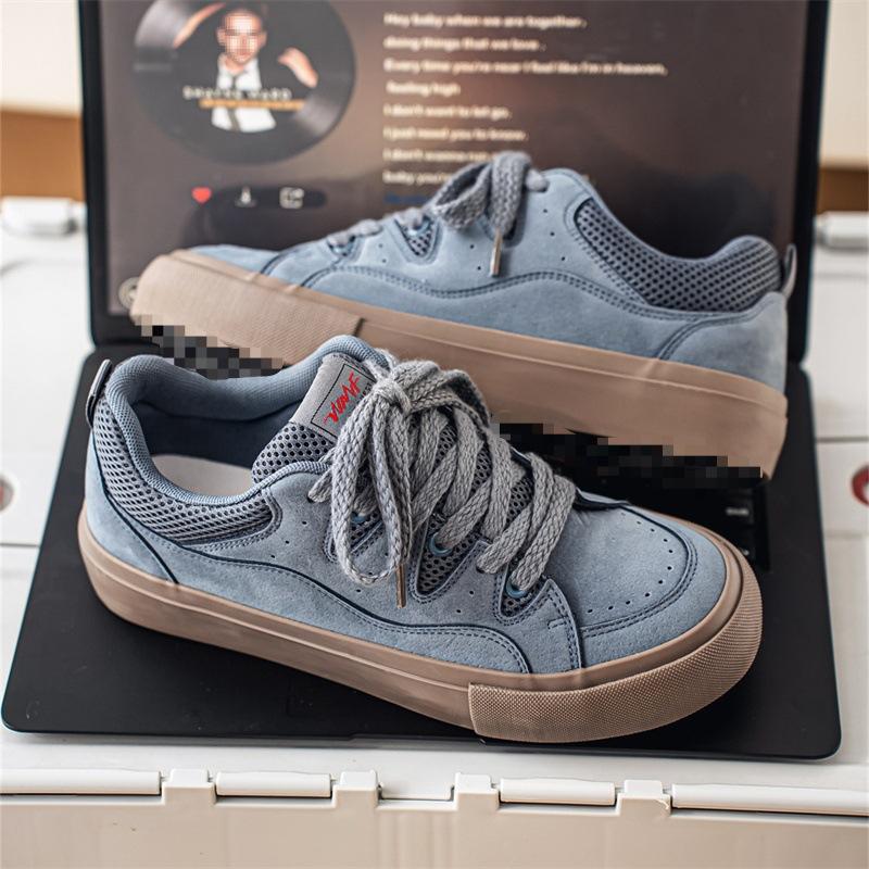 Men's shoes trendy shoes 2 bread shoes versatile skateboard shoes niche men's shoes angora red