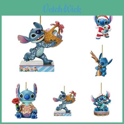 Enchanting Cartoon Anime Stitch Acrylic Pendant Christmas Tree Decoration Diy Crafts