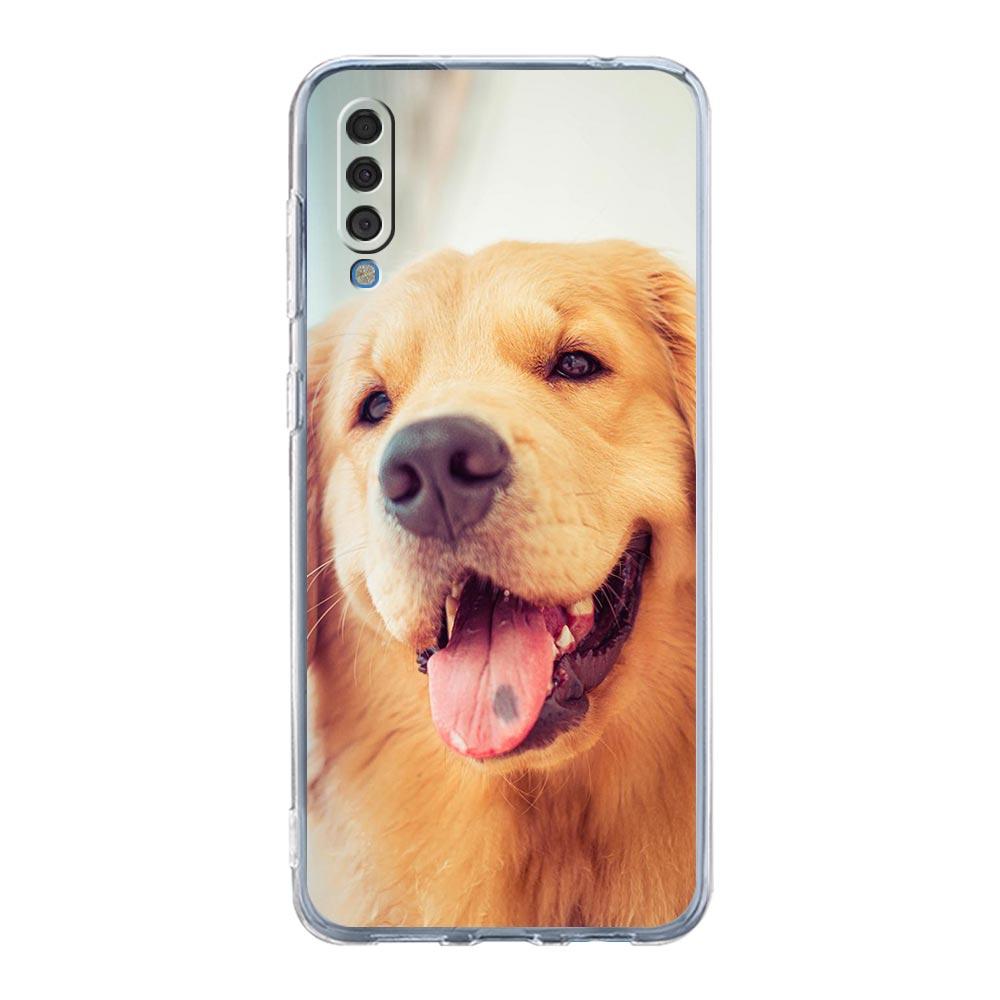 Golden Retriever Friend Phone Case For Samsung A52 A50 A70 A30 A40 A20E A10 A10S A20S A02S A04s A12 A22 A32 A72 5G Clear Cover