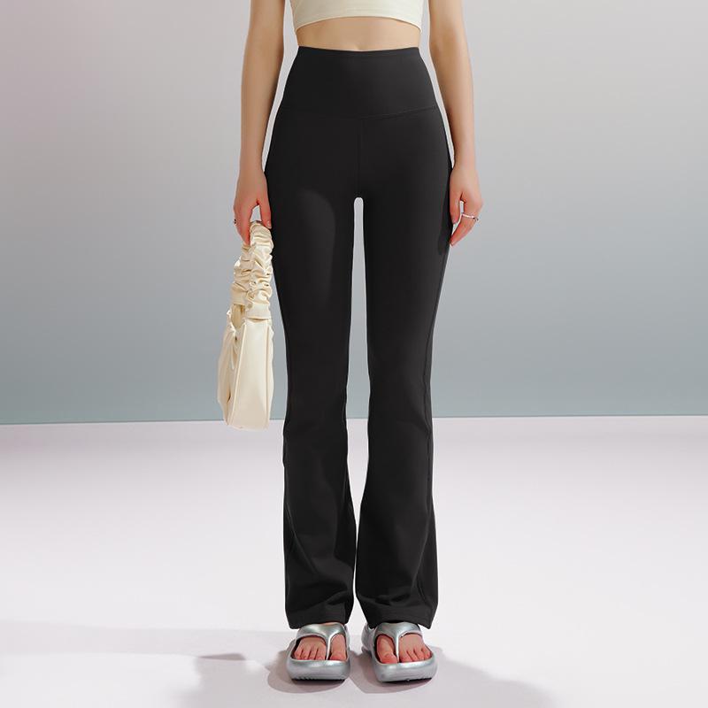 

Women s High Waist Fleece-Lined Yoga Pants - Autumn/Winter, Slimming & Hip Lifting with Micro Flare Medium