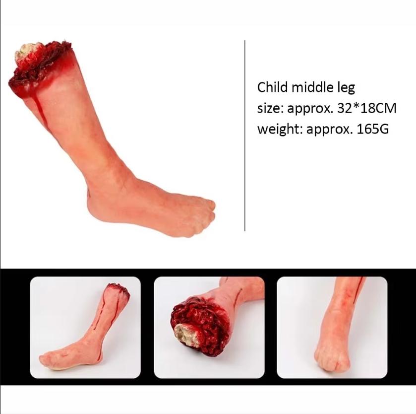 قطعة واحدة زينة الهالوين زينة أطراف بيولوجية بشرية دماغ قلب مكسور هالوين زينة أجواء الهالوين