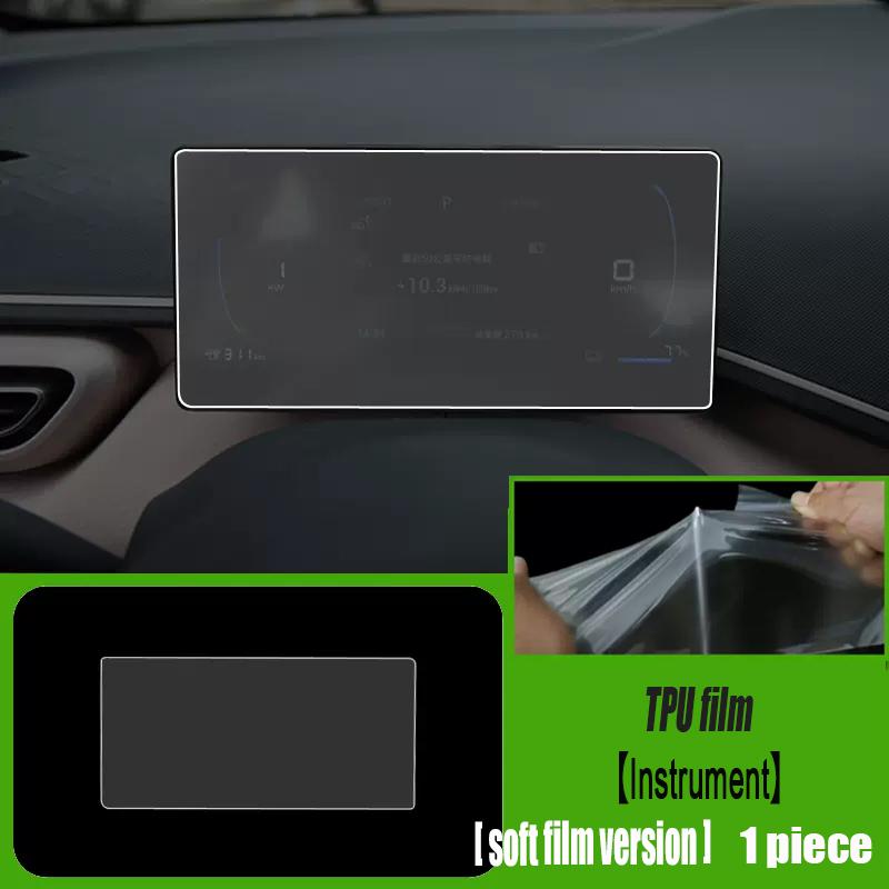 

Для BYD Seagull Dolphin Mini 2025 2024 Модификация автомобиля Закаленная пленка для центрального экрана управления Пленка для навигации в салоне