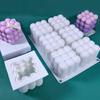 Cube Silicone Mold - DIY Ball Aromatherapy Candle Molds, Creative Baking & Mousse Cake Mould