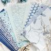 Vintage Multi Material Grid Decorative Base Paper For Journal Background